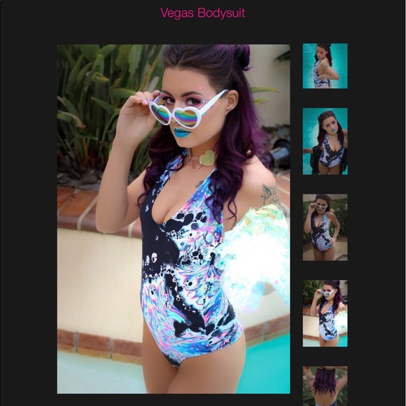 Rave Clothes Acid Sky Rave Bodysuit Rave Outfits Freedom Rave Wear